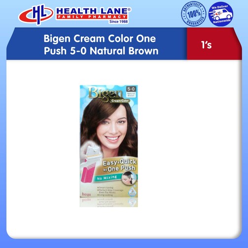 BIGEN KRIM COLOR 5-0 NATURAL BROWN